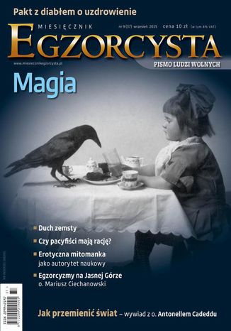 Okładka: Miesięcznik Egzorcysta. Wrzesień 2015