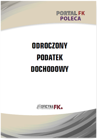 Okładka książki/ebooka Odroczony podatek dochodowy