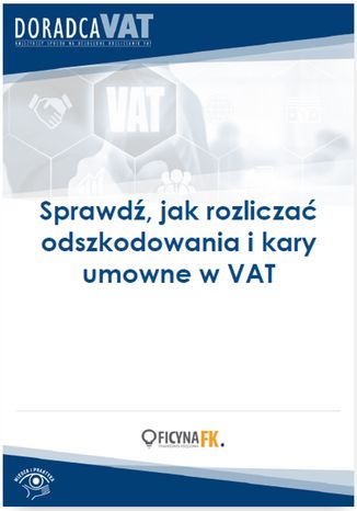 Sprawd, jak rozlicza odszkodowania i kary umowne w VAT Rafa Kuciski - okadka audiobooks CD