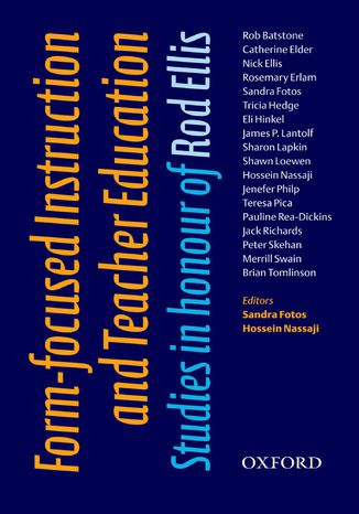 Form-Focused Instruction and Teacher Education - Oxford Applied Linguistics Fotos Sandra, Nassaji Hossein - okadka ebooka