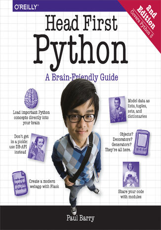 Head First Python. A Brain-Friendly Guide. 2nd Edition Paul Barry - okadka ebooka