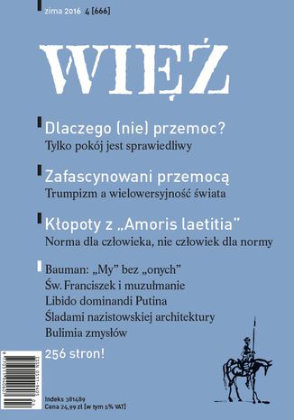 Więź 4/2016 Opracowanie zbiorowe - okładka ebooka