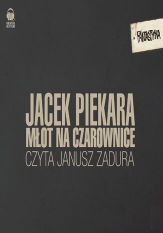 Mot na czarownice Jacek Piekara - okadka audiobooks CD