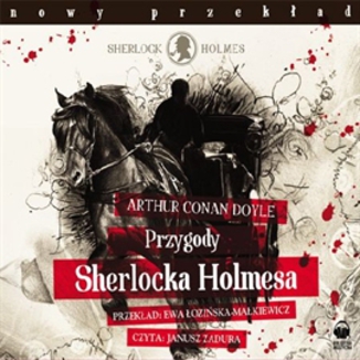 Przygody Sherlocka Holmesa Arthur Conan Doyle - okładka audiobooka MP3