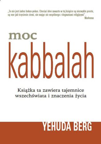 Moc Kabbalah Yehuda Berg - okadka ebooka