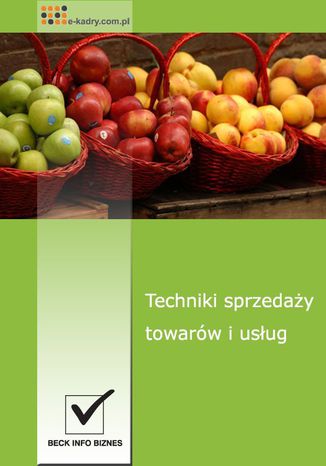 Techniki sprzeday towarw i usug Magdalena Dbrowska - okadka ebooka