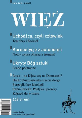 Okładka: Więź 4/2015