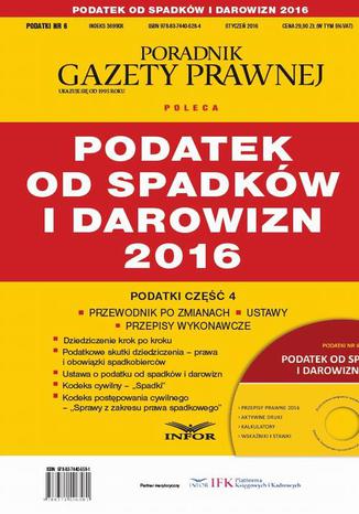 Podatek od spadkw i darowizn 2016 Praca zbiorowa - okadka audiobooks CD