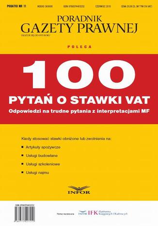 PODATKI 2015 nr 11 - 100 pyta o stawki VAT Praca zbiorowa - okadka audiobooks CD