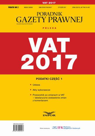 Podatki cz.1 VAT 2017 Praca zbiorowa - okadka ebooka