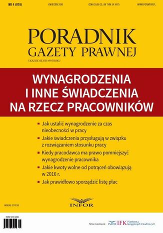 Wynagrodzenia i inne świadczenia - klasyfikacja i rozliczanie