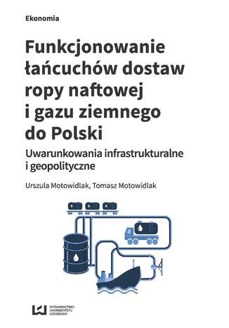 Funkcjonowanie łańcuchów dostaw ropy naftowej i gazu ziemnego do Polski. Uwarunkowania infrastrukturalne i geopolityczne Urszula Motowidlak, Tomasz Motowidlak - okładka audiobooka MP3