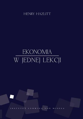 Ekonomia w jednej lekcji Henry Hazlitt - okładka ebooka