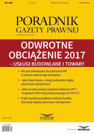 Odwrotne obcienie 2017  usugi budowlane i towary (PGP 2/2017) Aneta Szwch - okadka audiobooka MP3