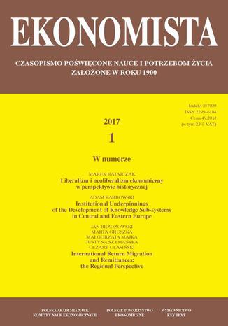 Ekonomista 2017 nr 1 Praca zbiorowa - okadka audiobooks CD