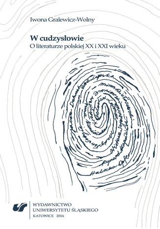 Okładka:W cudzysłowie. O literaturze polskiej XX i XXI wieku 