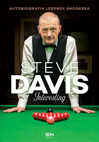 Okładka książki Steve Davis. Interesting. Autobiografia legendy snookera
