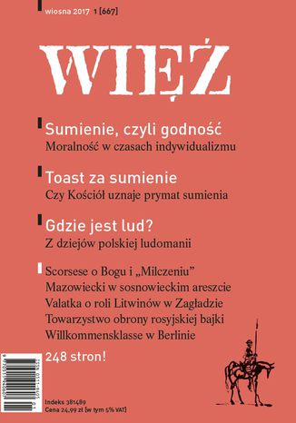 Okładka: Więź 1/2017