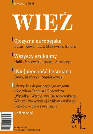 Okładka: Więź 2/2017