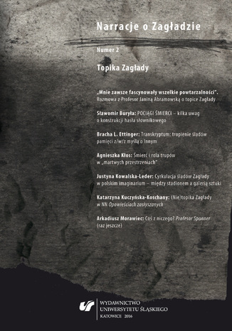 'Narracje o Zagadzie' 2016, nr 2: Topika Zagady red. Marta Tomczok (Cuber), red. Pawe Wolski - okadka audiobooka MP3