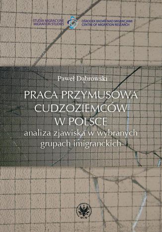 Okładka książki/ebooka Praca przymusowa cudzoziemców w Polsce. Analiza zjawiska w wybranych grupach imigranckich
