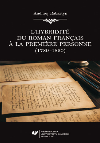Okładka:L'hybridité du roman français à la premiere personne (1789-1820) 