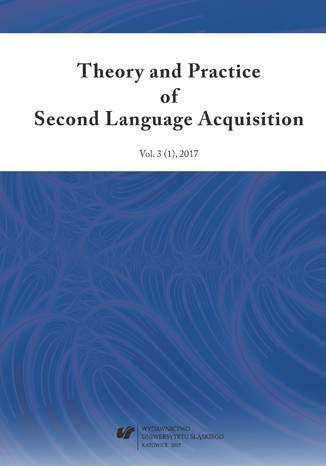 "Theory and Practice of Second Language Acquisition" 2017. Vol. 3 (1)