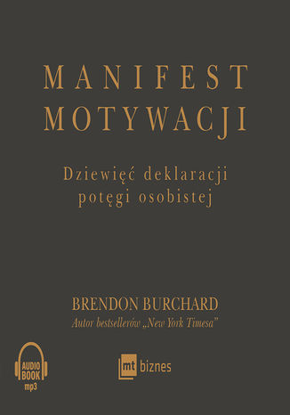 Manifest motywacji Brendon Burchard - okadka audiobooka MP3