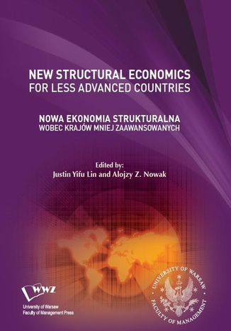 Okładka:Nowa Ekonomia Strukturalna wobec krajów mniej zaawansowanych 