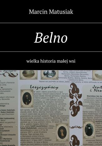 Belno Marcin Matusiak - okładka książki