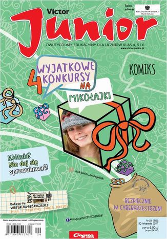 Victor Junior nr 24 (348) 30 listopada 2017 Ewa Mackiewicz - okadka audiobooks CD