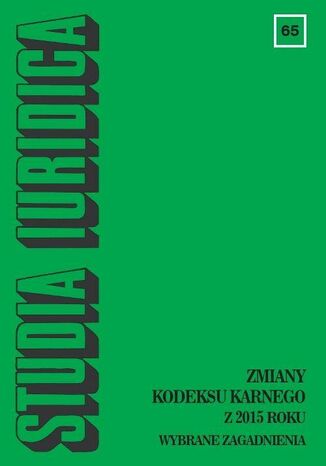 Studia Iuridica, nr 65