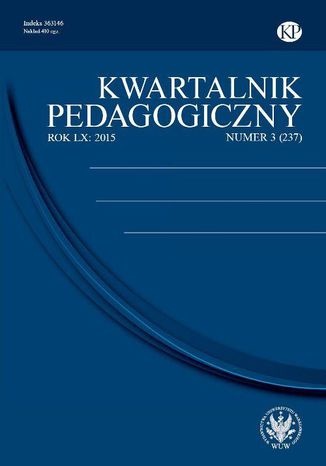 Kwartalnik Pedagogiczny 2015/3 (237) Praca zbiorowa - okadka ebooka