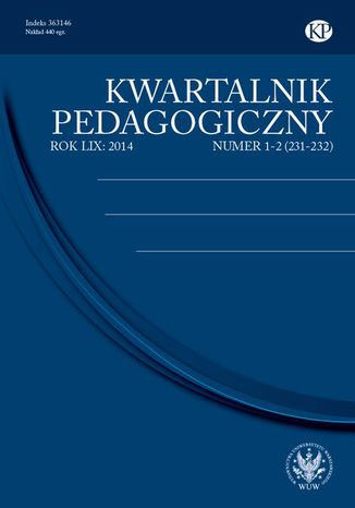 Kwartalnik Pedagogiczny 2014/1-2 (231-232) Anna Wikomirska - okadka audiobooka MP3
