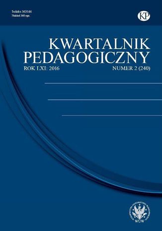 Kwartalnik Pedagogiczny 2016/2 (240) Praca zbiorowa - okadka ebooka