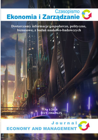 Czasopismo Ekonomia i Zarządzanie nr 1/2018 Naukowe Wydawnictwo IVG - okładka książki