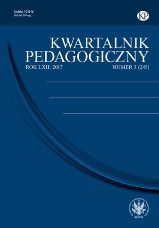 Kwartalnik Pedagogiczny 2017/3 (245) Janina Kamiska - okadka audiobooka MP3