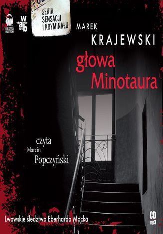Gowa Minotaura Marek Krajewski - okadka ebooka