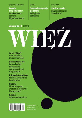 Okładka: Więź 1/2018