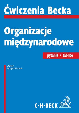 Organizacje midzynarodowe. Pytania. Tablice Brygida Kuniak - okadka ebooka