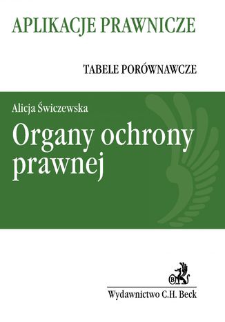 Organy ochrony prawnej. Tabele porównawcze