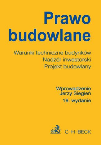 Prawo budowlane Jerzy Siegie - okadka audiobooka MP3