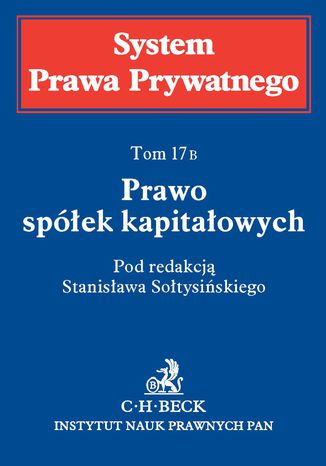 Prawo spółek kapitałowych. Tom 17B