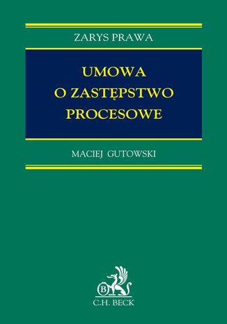 Umowa o zastpstwo procesowe Maciej Gutowski - okadka audiobooka MP3