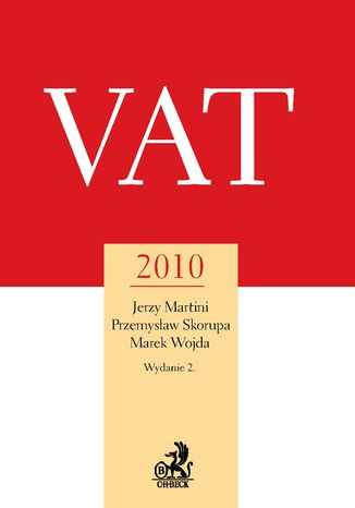 VAT 2010 Jerzy Martini, Marek Wojda, Przemysaw Skorupa - okadka ebooka