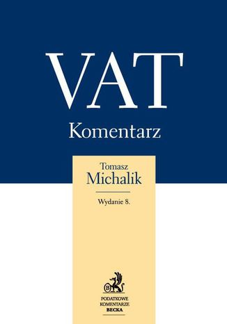 VAT 2012 Tomasz Michalik - okadka ebooka