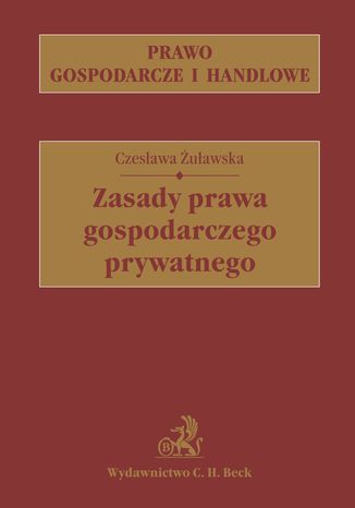 Zasady prawa gospodarczego prywatnego Czesawa uawska - okadka ebooka