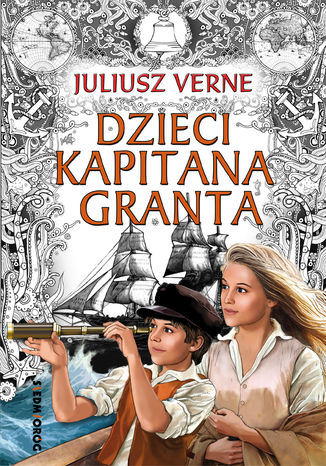 Dzieci Kapitana Granta Juliusz Verne - okładka książki