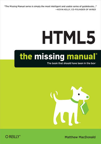 HTML5: The Missing Manual Matthew MacDonald - okładka książki