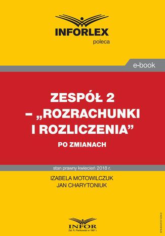 Rozrachunki i rozliczenia po zmianach Izabela Motowilczuk, Jan Charytoniuk - okadka audiobooks CD